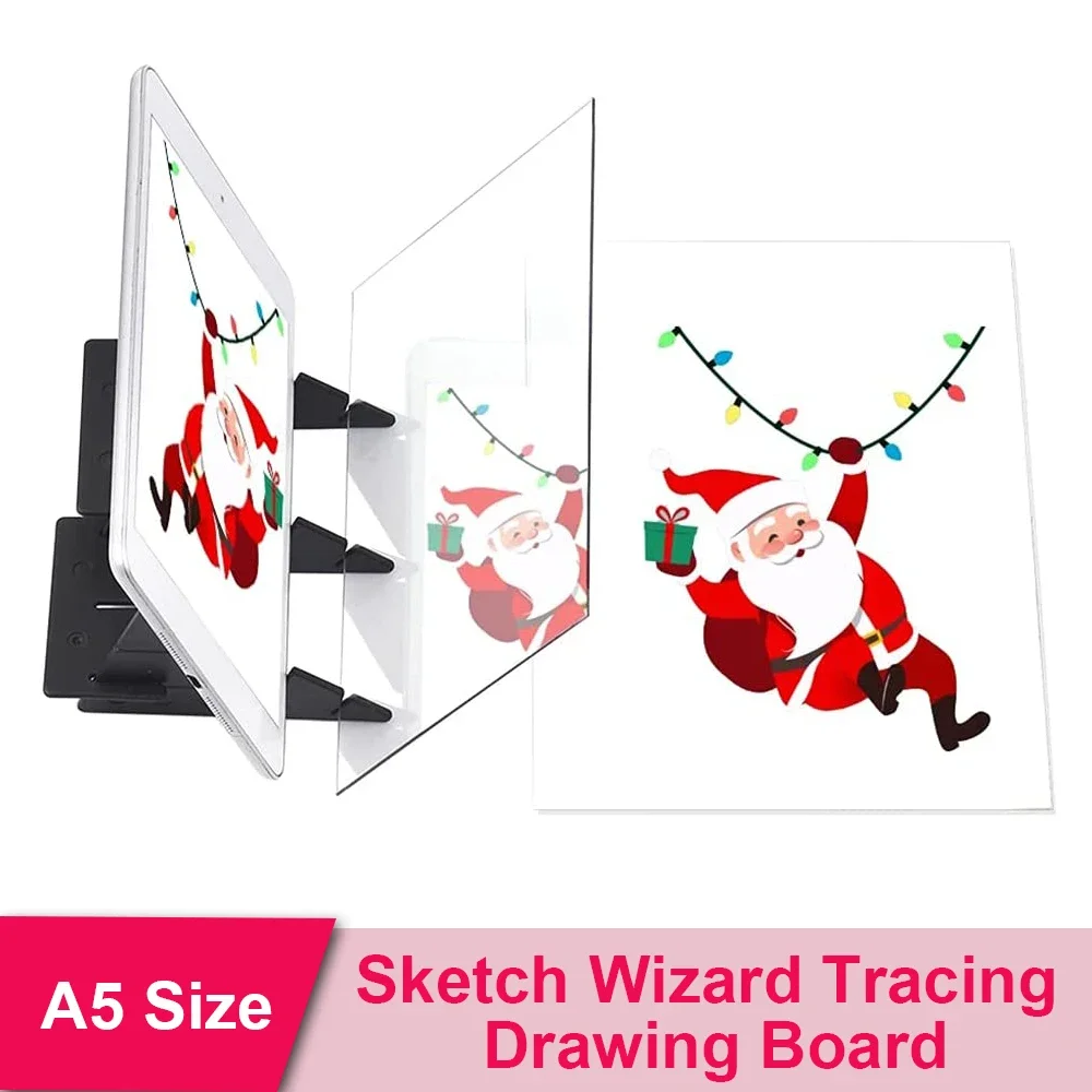 

Kids Sketch Wizard Tracing Drawing Board Optical Draw Projectors Hand Drawn Copy Tracing Line Table for Children Teaching Aids