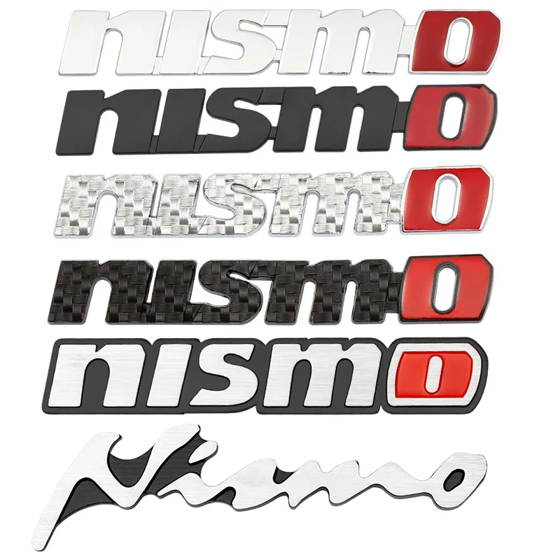 

3D Metal Badge Car Trunk Emblem Decal Sticker For Nissan Nismo Tiida Sunny QASHQAI J10 J11 MARCH LIVINA TEANA X-TRAI GTR JUKE