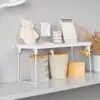 Home Closet Organizer Storage Shelf for Kitchen Rack Space Saving Makeup Organizer Wardrobe Decorative Shelves Cabinet Holders 4