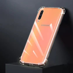 Ultra Clear Shockproof Airbag Phone Case Cover for Samsung A10E (Clear)