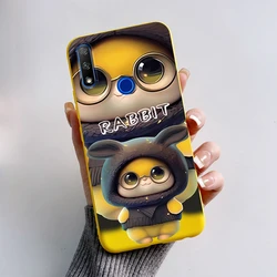 Cute Cartoon Soft Silicone Back Cover - Premium Personality Smartphone Case for Honor 9X Premium (Yellow - L07)