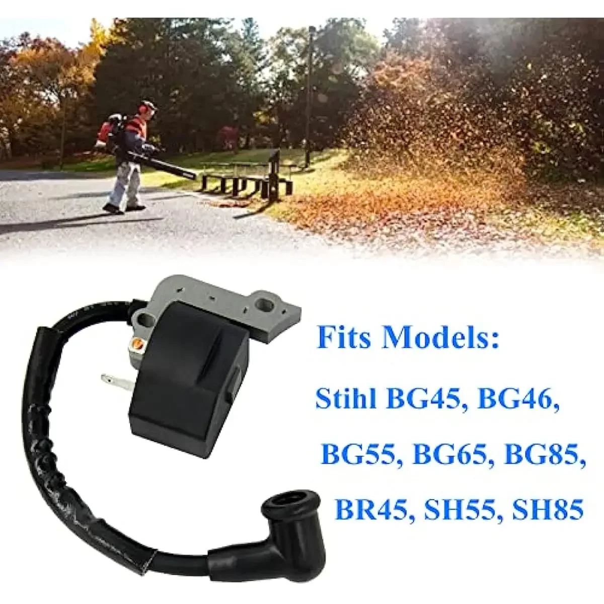 4229 400 1300 Bobina Di Accensione Per Stihl Bg55 Bg65 Bg85 Bg45 Bg46 Br45 Sh55 Sh85 Soffianti Per Foglie