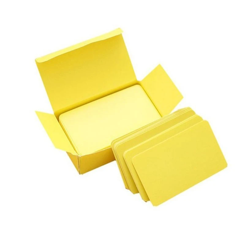 

68TA Mini Craft Cardboard Blank Colorful Index Cards for DIY Festival Gifts 100PCS