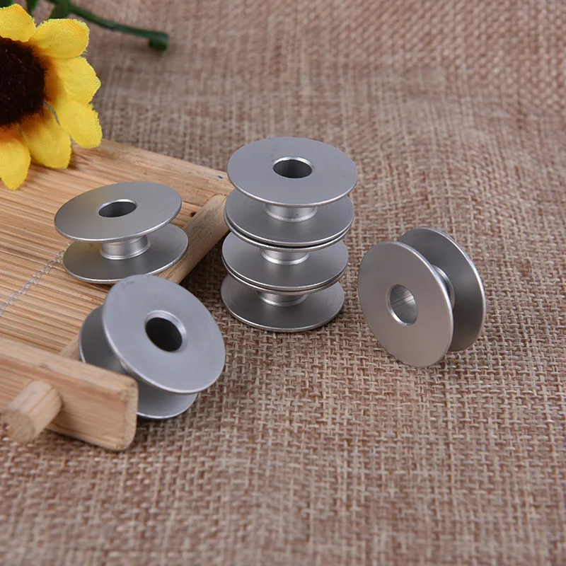 Industrial Sewing Machine Bobbin 10pcs Lockstitch Sewing Machine Aluminum Bobbin sewing machine bobbins
