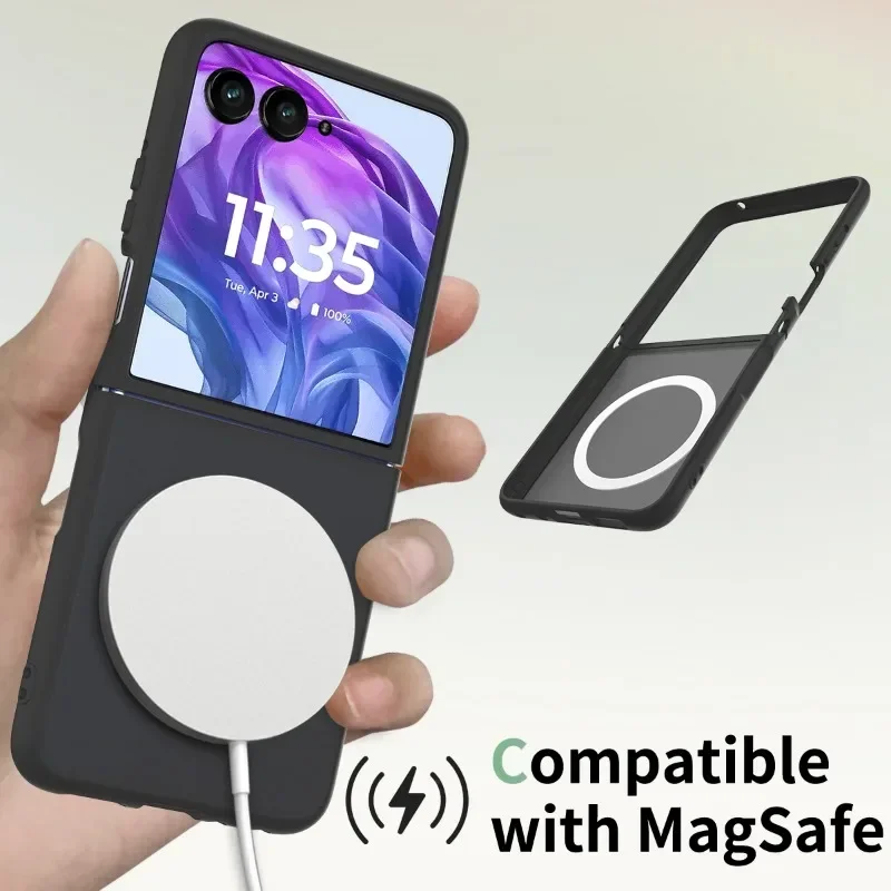 Ultra Shockproof Magnetic Matte Cover - Premium Protective Case with MagSafe Compatibility