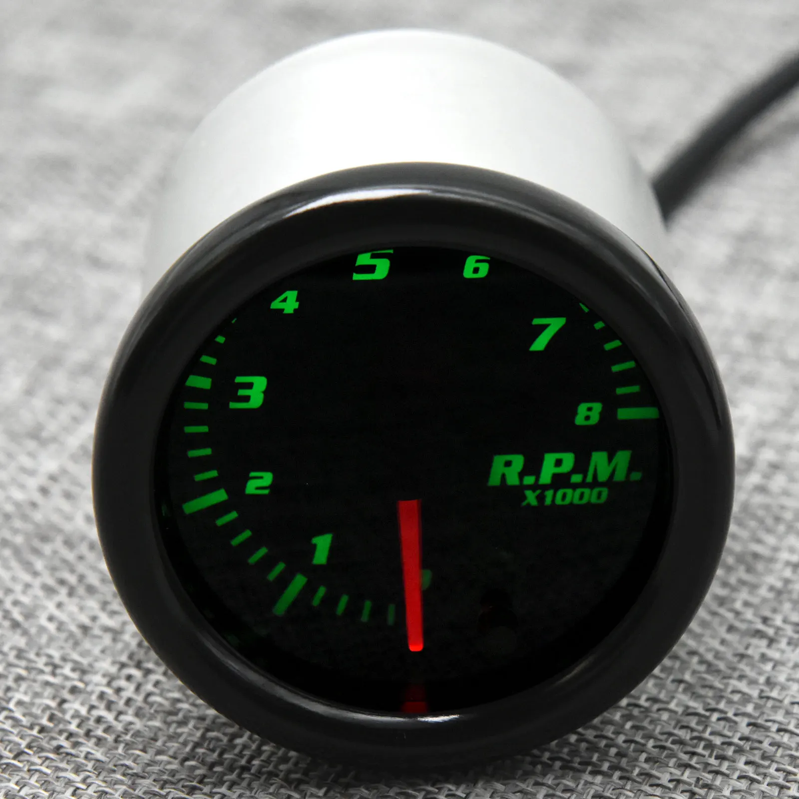 0-8000 RPM Tachometer 7 Color 2" 52mm Tacometro RPM Meter LED Light Pointer Tacho Gauge 1-8 Cylinder Gasoline Car 12V engine tachometer tachometer gauge tachometer meter