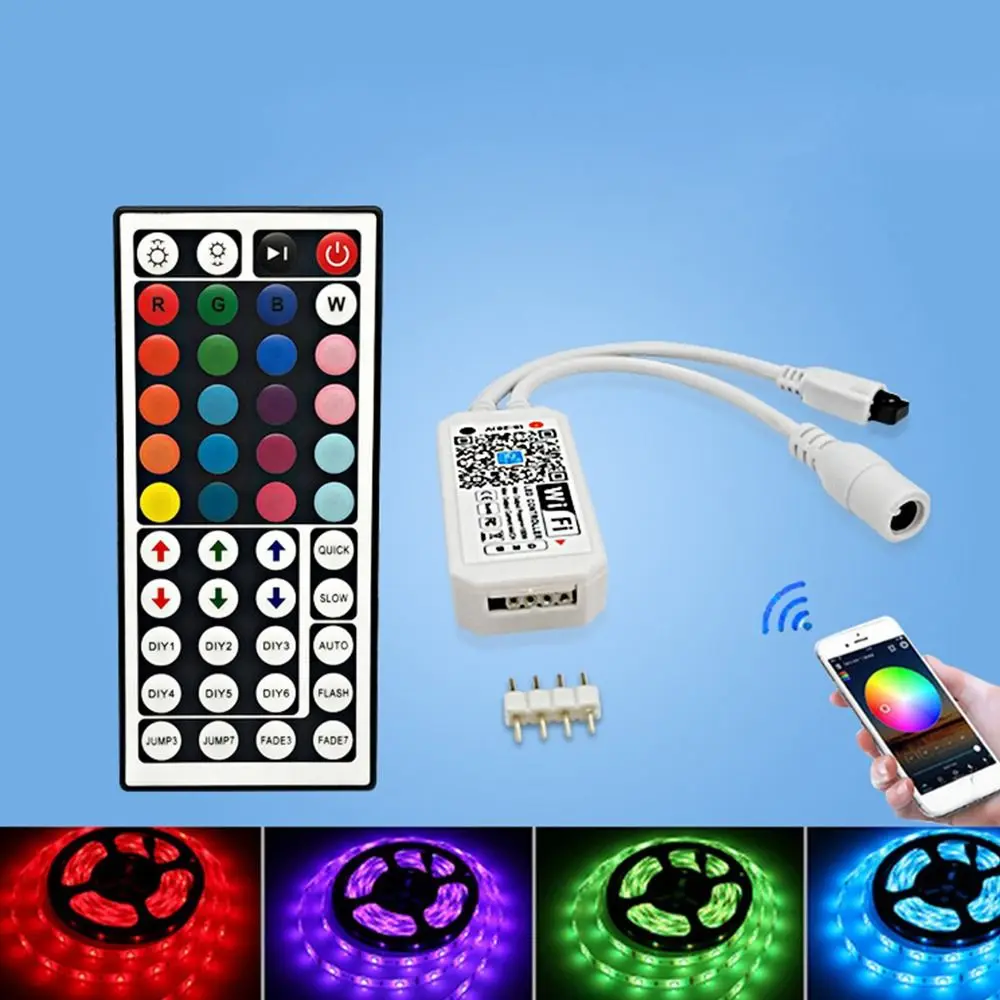 Description Picture 2 of itemRGB Wireless Smart Female Plug to 4Pin Connector DC 5V-24VMini RGB Controller Bluetooth Adaptor LED Light Strip