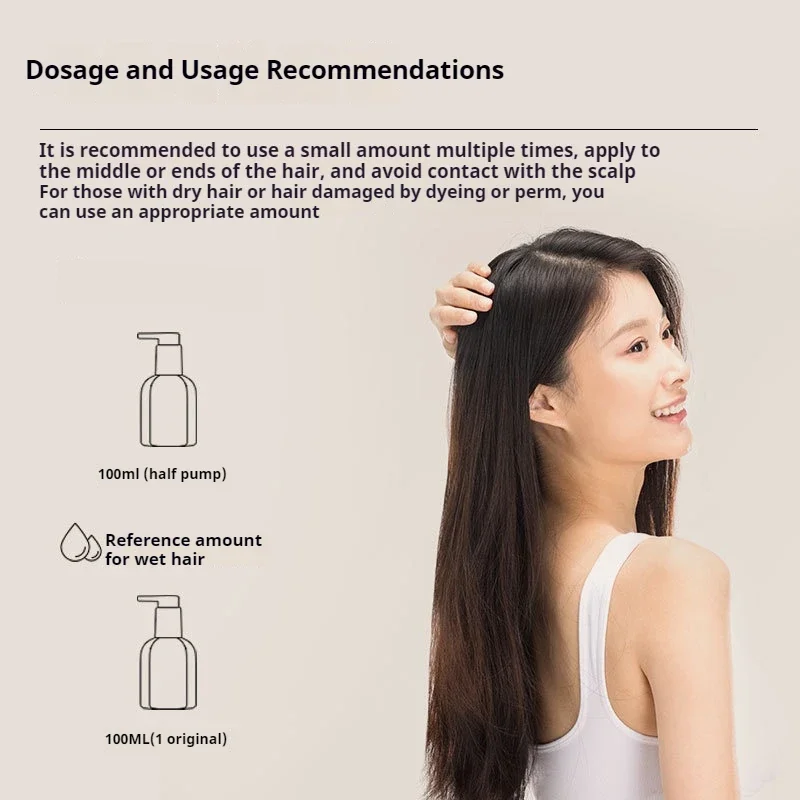 100ml Pure Argan Morocco Hair Essential Oil for Dry Hair Types hair oil hair essence oil