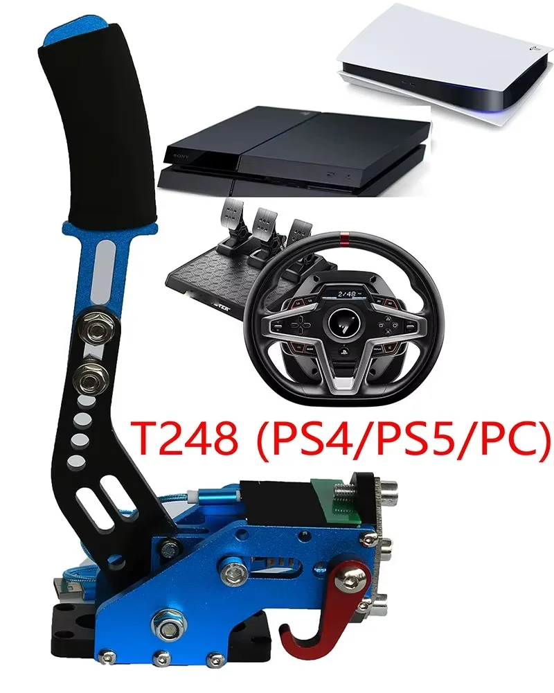Handbrake For Logitech T248P Steering Wheel To Play PC PS4 PS5 Console Racing Game Simracing Adapter MOD