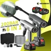 NEWBENY 200Bar 6 IN 1 Brushless Electric Car Washer Cordless Garden Foam Generator Cleaning Machine For Makita 18V-21V Battery 1