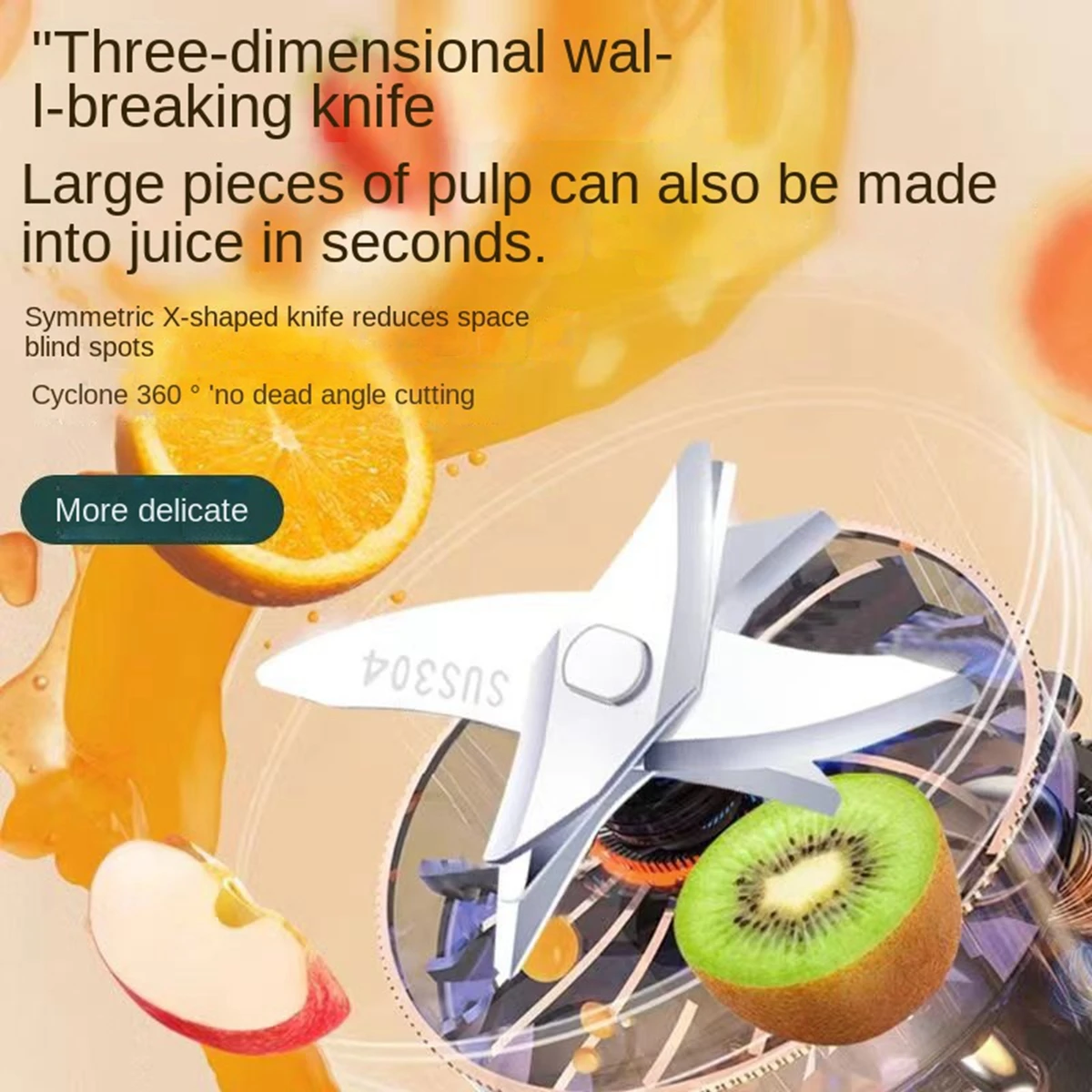 Portable Electric Fruit Juicer  Blender - Double Cup USB Mixer
