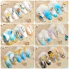 12 Grids Sea Ocean Nail Charms Blue Aurora Shell Moon Star Heart Starfish Pearl Flake Slice Summer Jewelry 3D Kawaii Decoration 4