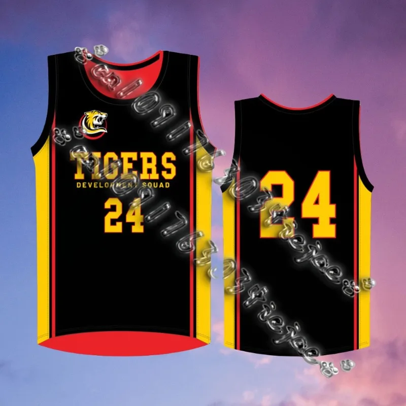 24/25 s Australian Basketball Australian Tigers Basketball Jersey Men Sports Vest Boy Training Jersey