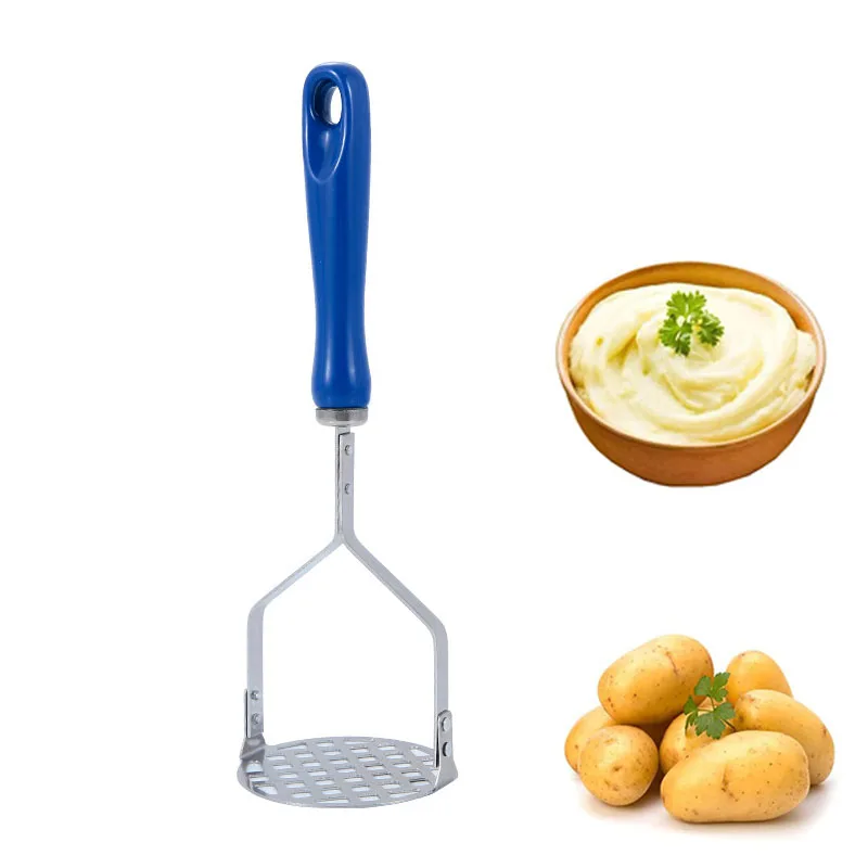 

Stainless Steel Potato Masher Vegetable Fruit Puree Juice Maker Baby Food Mud Press Avocado Pumpkin Crusher Kitchen Gadget