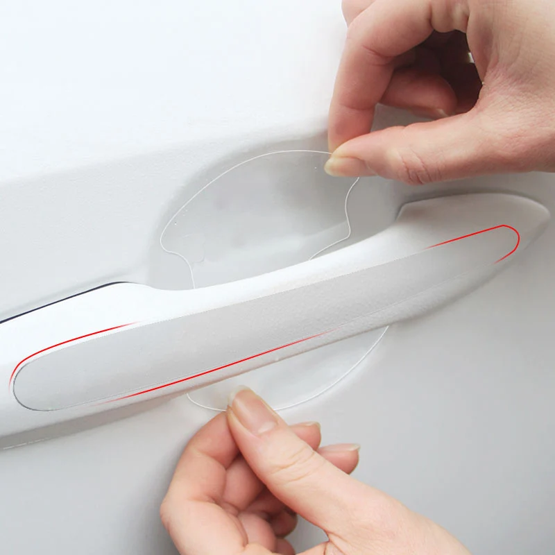 Transparent Car Door Handle Protector Cover – Durable, Scratch-Resistant Film