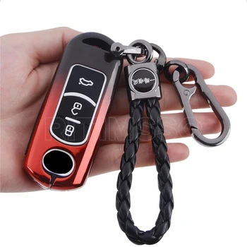 New Alloy Car Remote Key Case Cover Shell For Mazda 2 3 5 6 BL BM GJ Atenza Axela Demio CX-3 CX3 CX-5 CX5 CX7 CX-9 CX8 Keyless