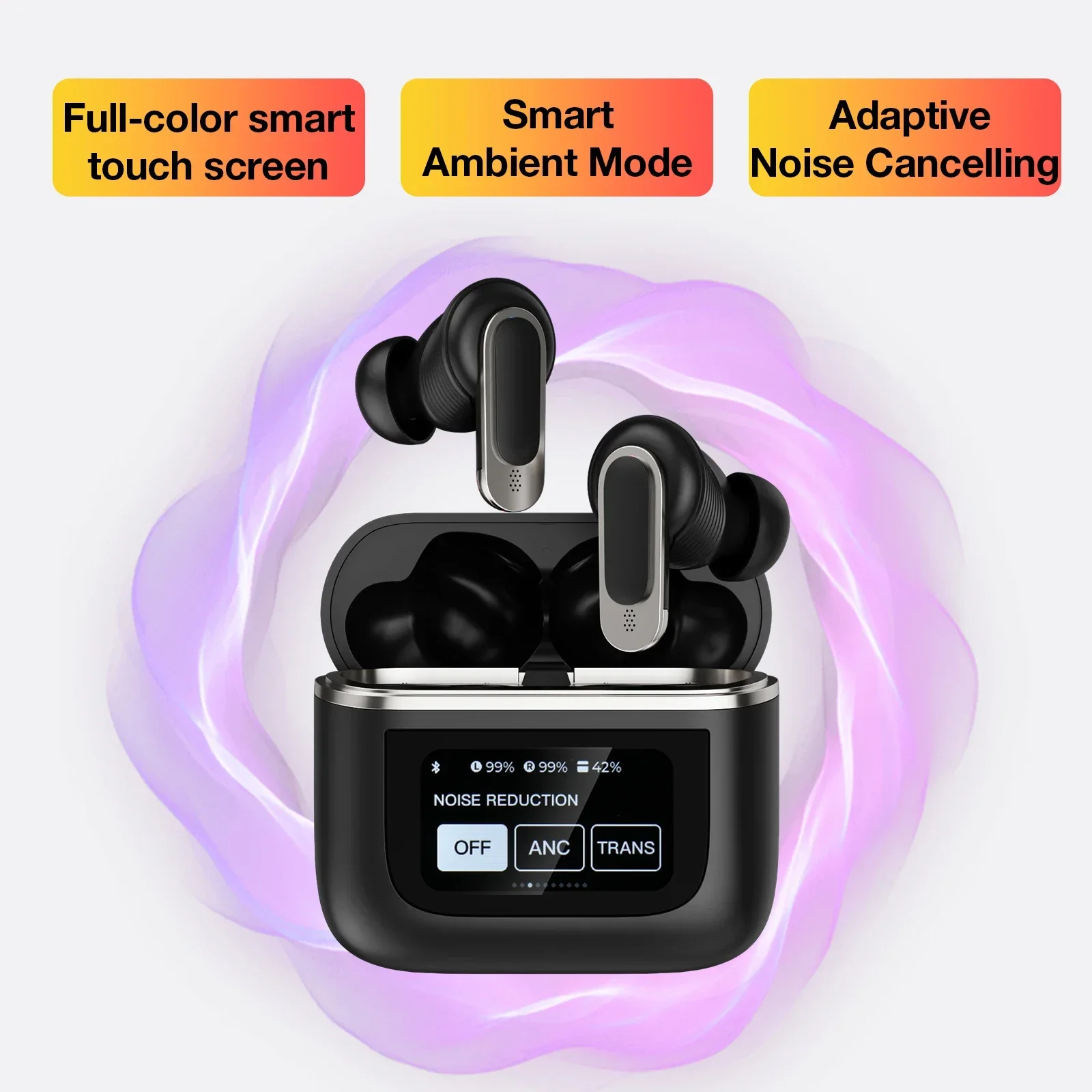 

TOUR PRO 2 True Wireless Earphones Bluetooth Earbuds Active Noise Cancelling Headphones TWS Touch Screen Earbuds Sports Headset