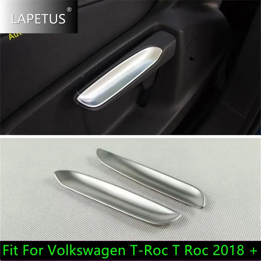 

Matte Side Seat Adjustment Handle Sequins Decoration Strips Cover Trim For Volkswagen T-Roc T Roc 2018 - 2022 Car Accessories