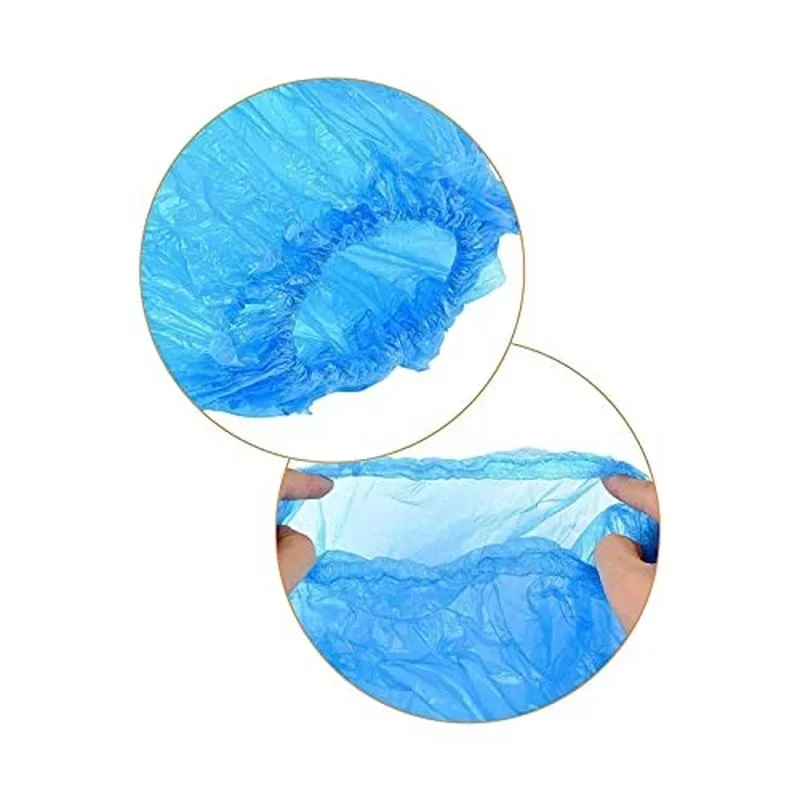 20Pcs Plastic Disposable Rain Shoe Covers High-Top Boot