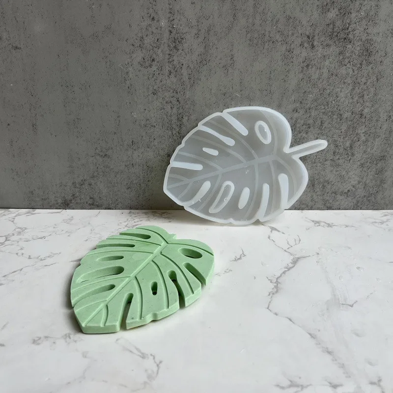 Large Autumn Maple Leaf Coaster Silicone Mould Concrete Epoxy Leaf Tray Mould DIY Crafts Making Materials Gypsum Art Making silicone mold,flower silicone mould