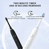 6 Modes Electric Sonic Toothbrush USB Rechargeable for Adults Ultrasonic Tootbrush with 4/8 Replacement Heads Smart Timer IPX7 5
