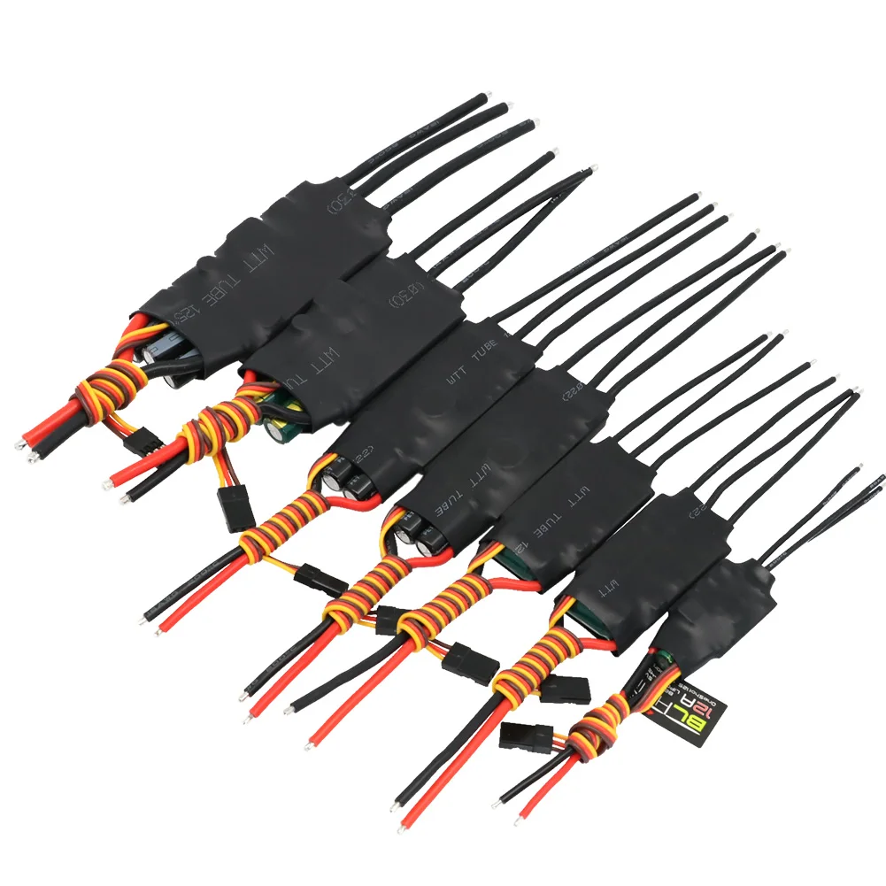 Micro moteur électrique 12V 12A-80A pour drone, vue latérale avec support de montage