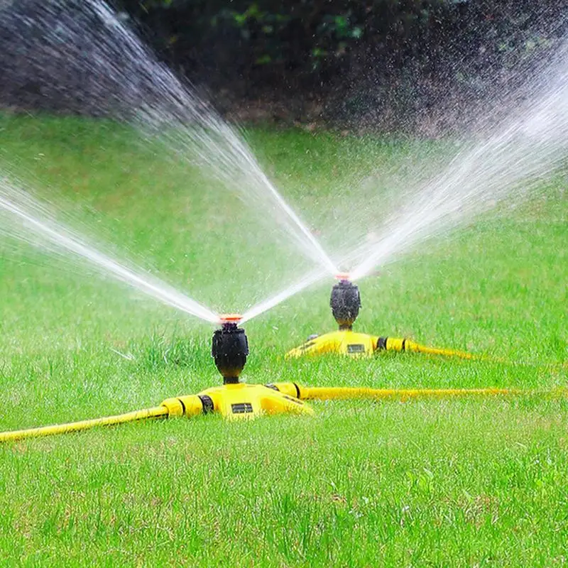 

Lawn Sprinkler 360 Rotating Degree Grass Plants Irrigation System Adjustable Garden Water Sprinklers With Nozzle For Home Yard