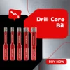 Focstol 5pcs Diamond Drill Core Bit Hole Saw Drill Bit for Ceramic Marble Tile Granite Hole Saw Drill Core Bit