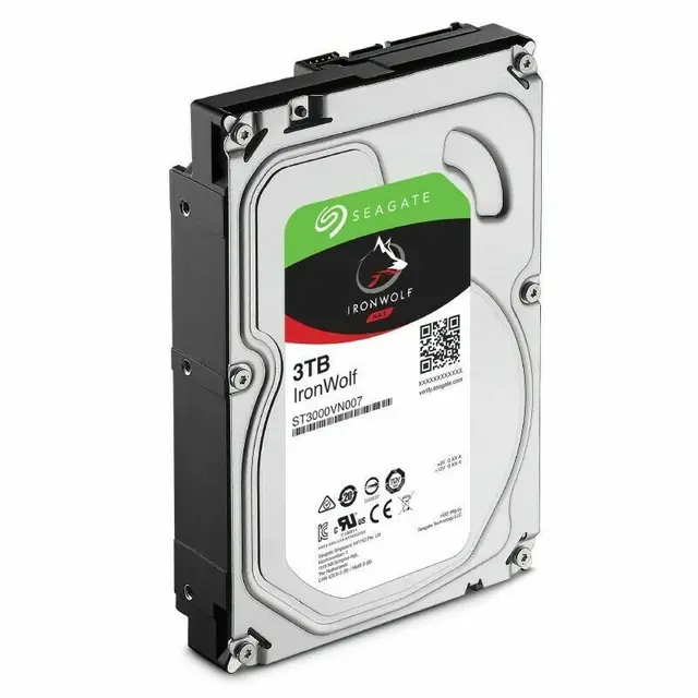 Seagate IronWolf 3Tb NAS Internal Hard Drive HDD - 3.5 Inch Sata 6GB/S 5900 RPM 64MB Cache for Raid Network Attached Storage (ST3000VN007)並行輸入品 Seagate IronWolf 3TB NAS HDD 3.5インチ : Seagate