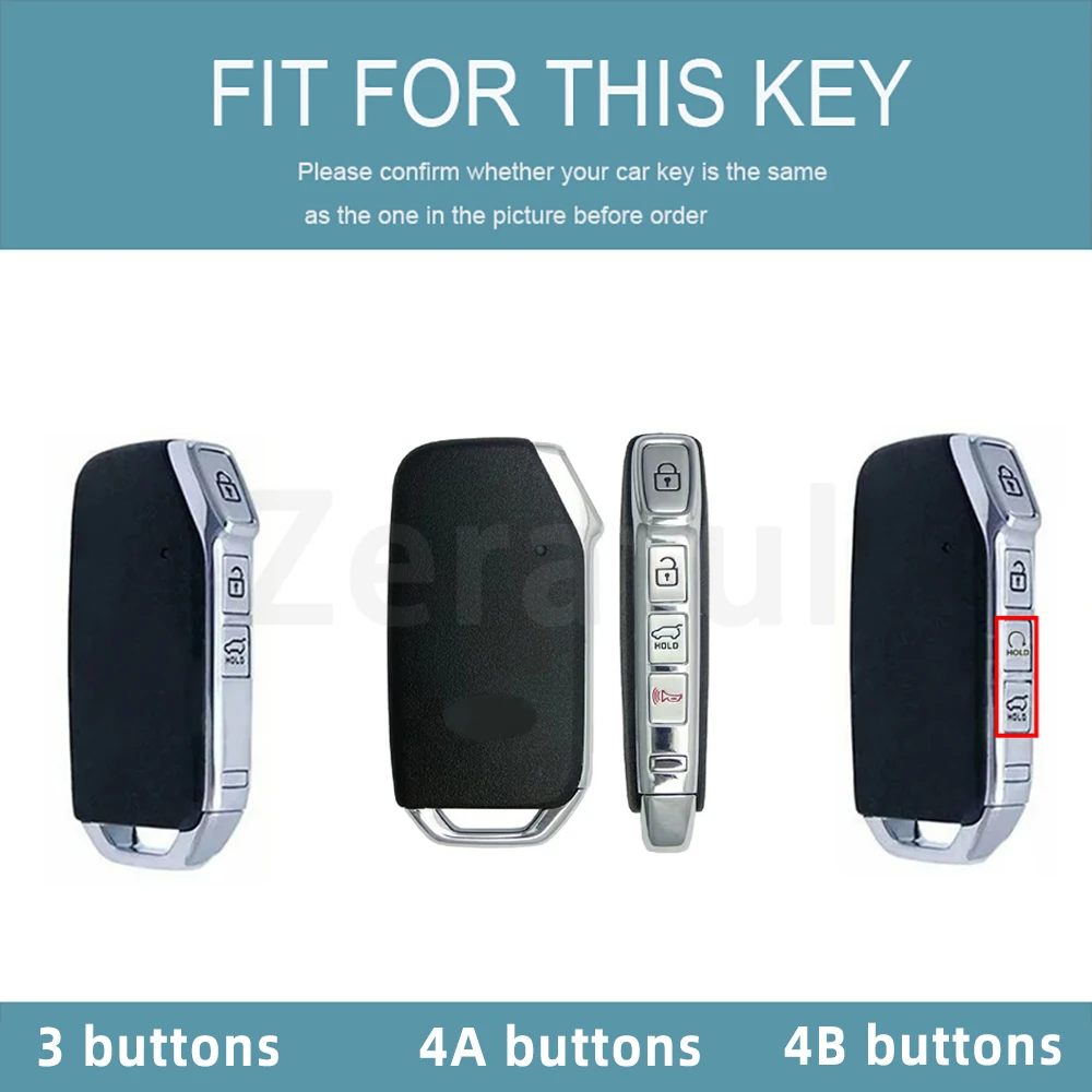 Gun Grey TPU Car Key Protector Cover