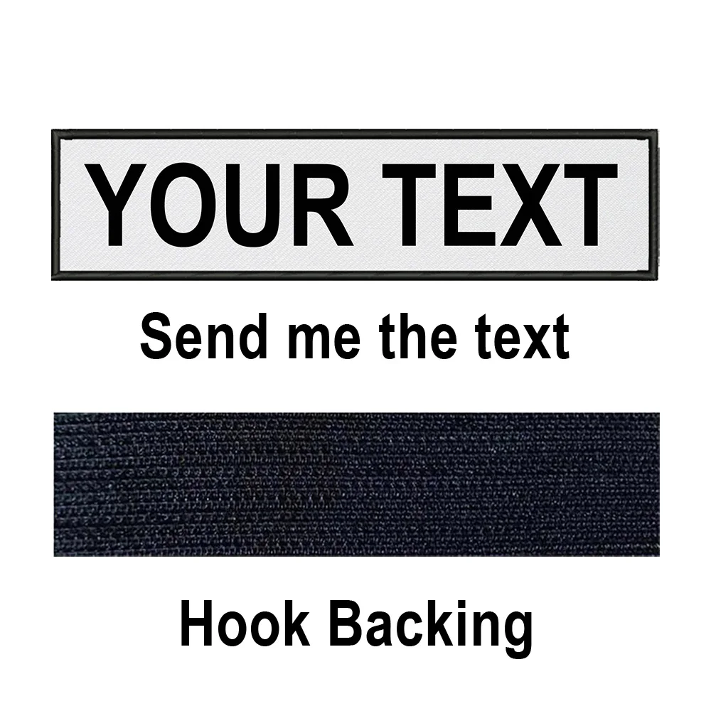 Clothing Patches Embroidered Patches Custom Name Patches Tactical Patches Custom Name Patch Personalized Tactical Military Patches Customized Stripes Badge Tags For Clothes Jacket Backpack Dog Collar