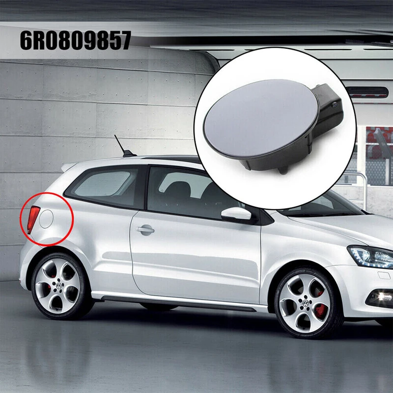 Für VW Polo 2011–2019, Kraftstofftank, Türdeckel, Klappenkappe, unprimiert, 6R 0809857 – Detail 6