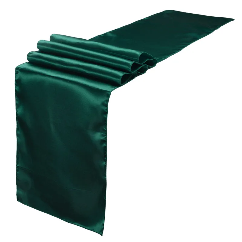 10 Runner Da Tavola Verde Salvia 90x300 Cm - In Garza Boho Per Matrimoni E Feste