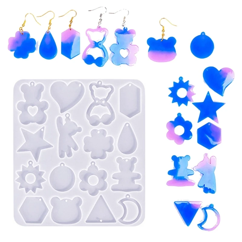 

Силиконовая форма DIY геометрическая форма для сережек с животными персонализированные формы для подвесок в ушах