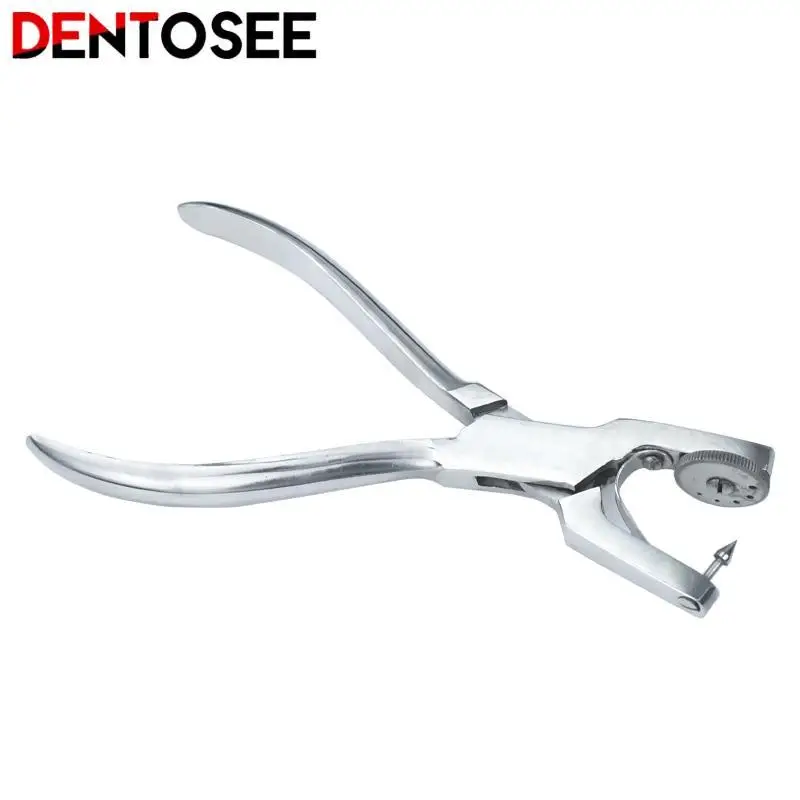 Dental Dam Hole Punch Pliers for Dentist Clinic Perforator Rubber Orthodontic Tools Dam Clips Pliers