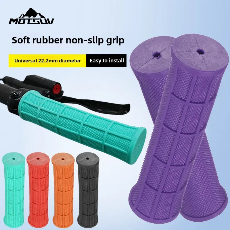 Mountain bike rubber handle set universal hand grasp folding Bicycle Grips children dead fly bike gloves riding accessories