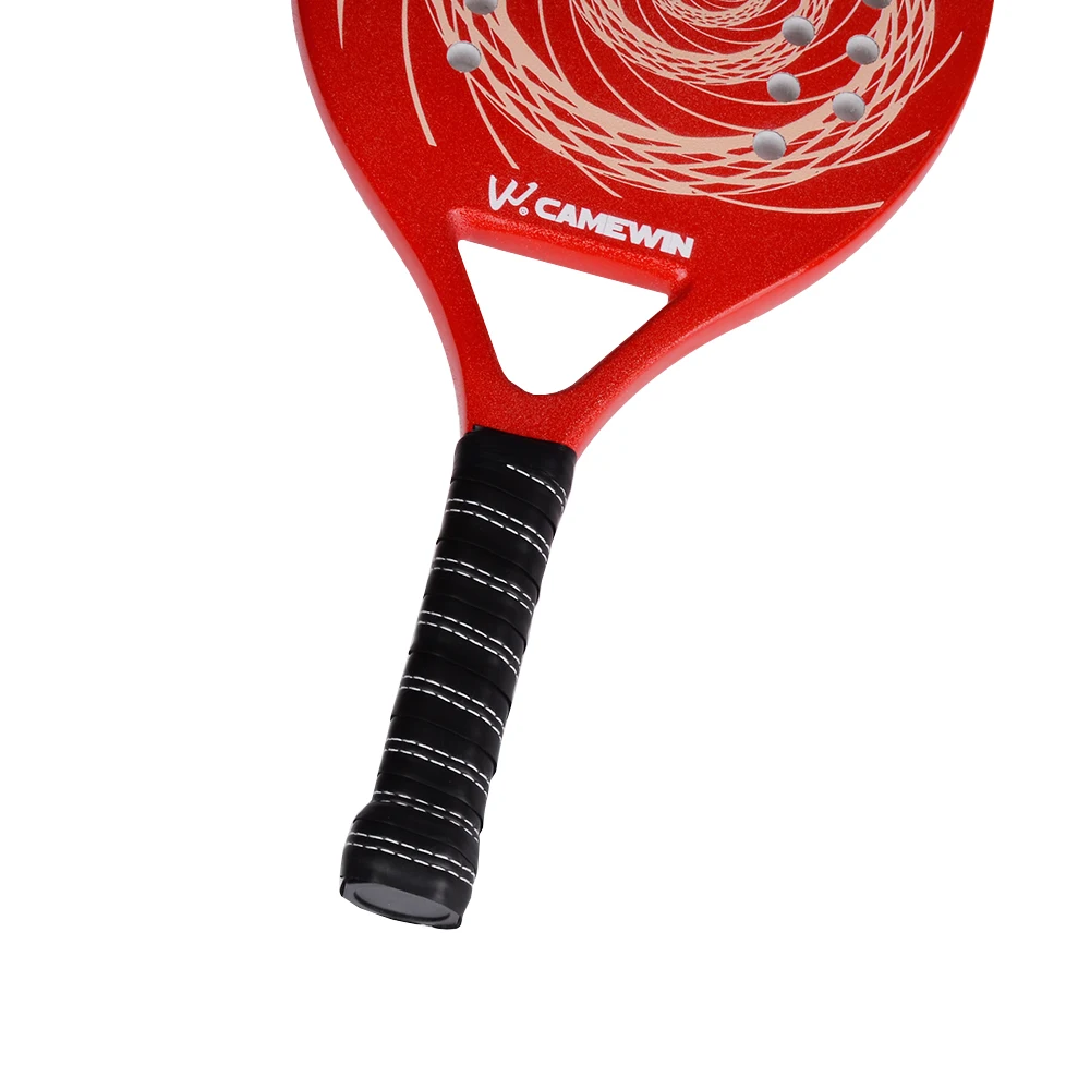 High Quality Carbon and Glass Fiber Beach Tennis Racket with Racquet Cover Bag Balls and Backpack