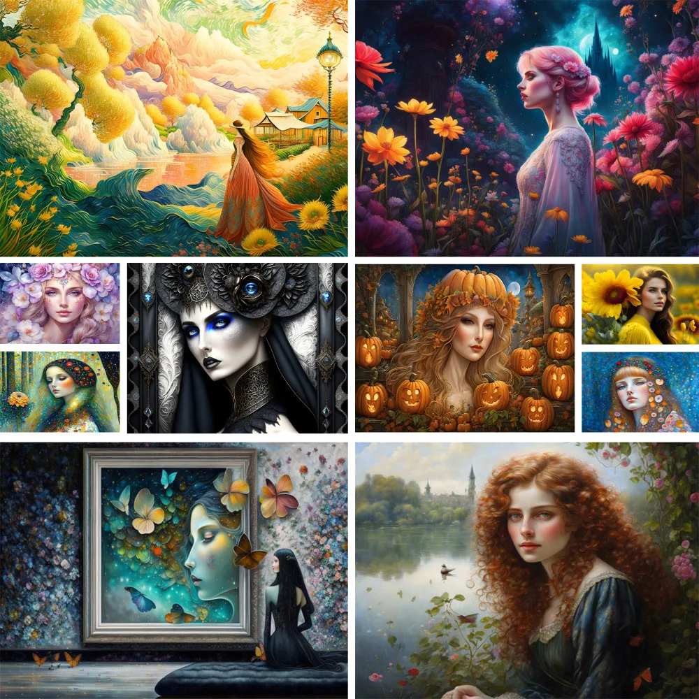 

Портрет женщины цветы художественные картины с номерами 40x50 ремесла наборы для взрослых домашний Декор подарок для детей Бесплатная доставка 2023 Новинка