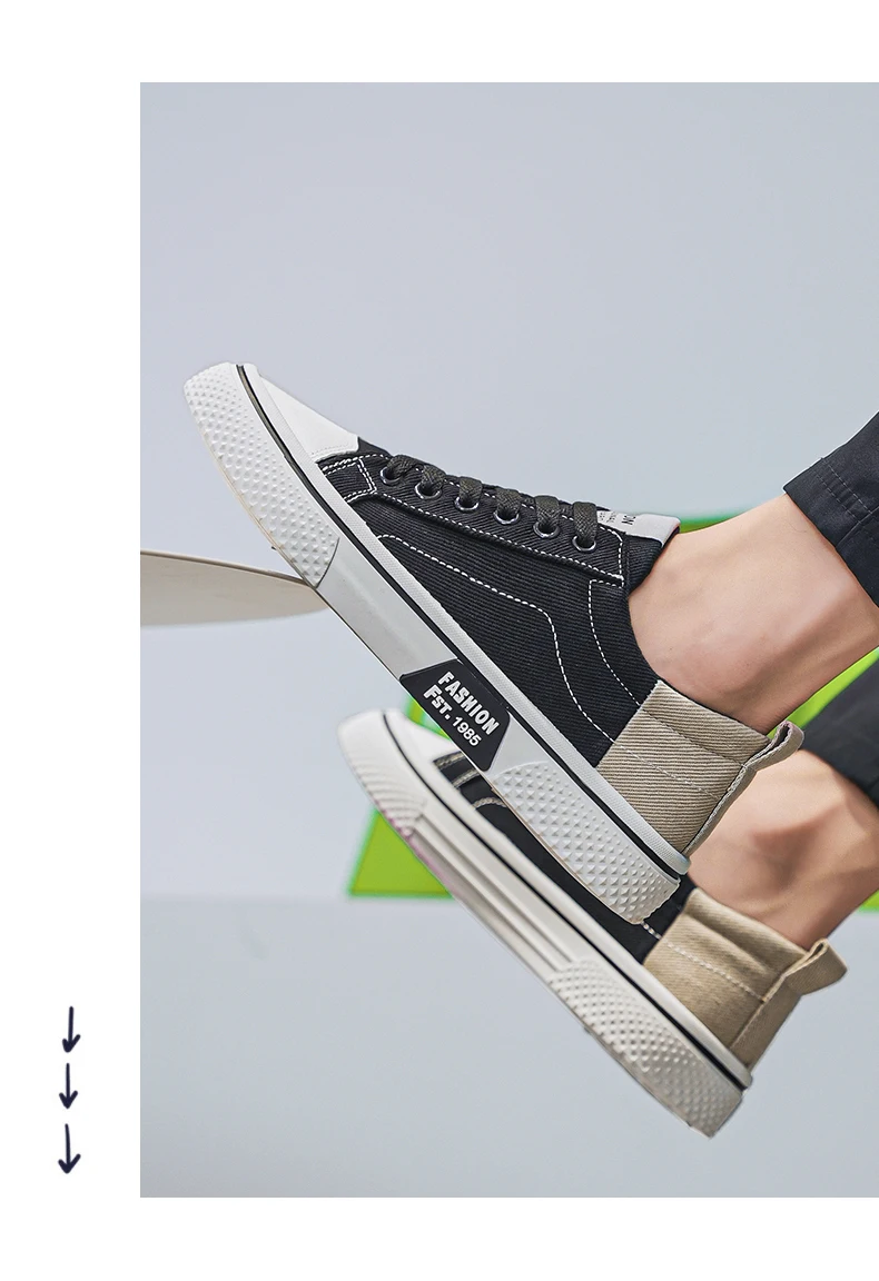 Men's Casual Canvas Shoes Detail 9