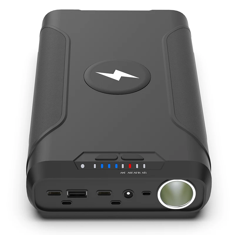 

PD 60W External Battery Pack Portable Laptop Charger 72000mah DC 12V 16.5V 20V 24V 1A 2A 3A 4A 5A Power Bank