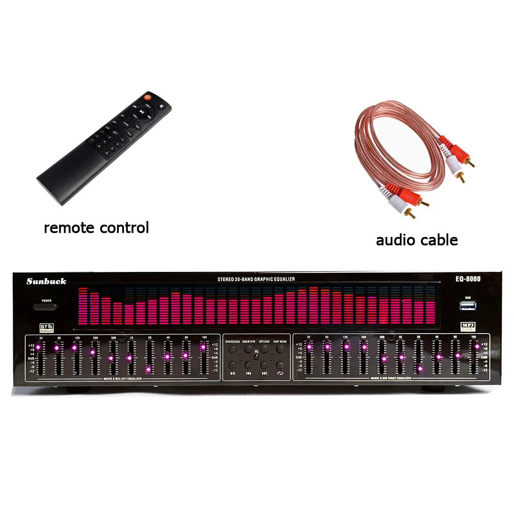 EQ8000 イコライザー Bluetooth 5.4 ファイバー同軸デジタルオーディオ