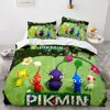 Game PIKMIN Bedding Sets Hocotate Olimar Comforter Quilt Bed Cover Duvet Cover Pillow Case 2-3 Pieces Sets Kids Adult Size 2
