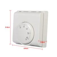 Thermostat de contrôleur de température mécanique de pièce, interrupteur pour climatisation centrale, nouveau 4