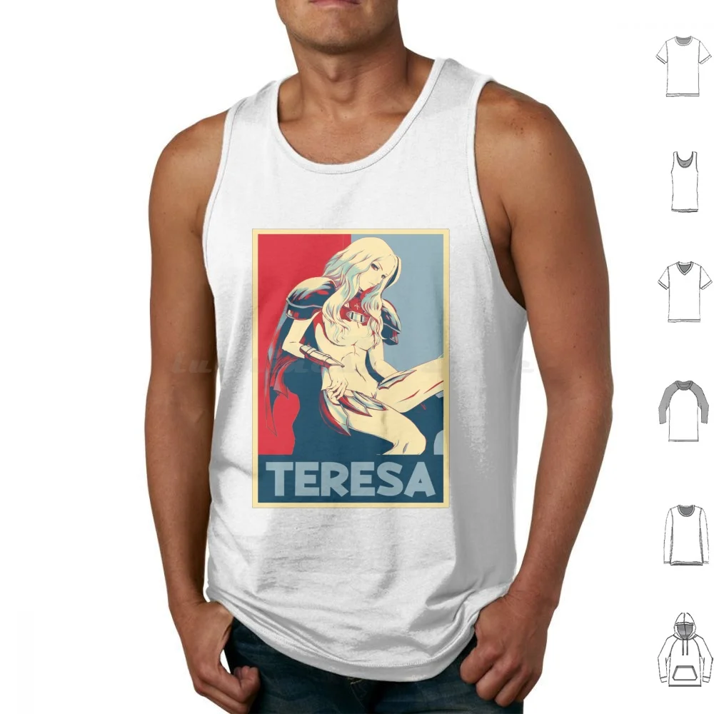 Hope Claymore Personaggio Anime Teresa Art Canotte Gilet Senza Maniche Hope Claymore Personaggio Anime Teresa Art Claymore Anime