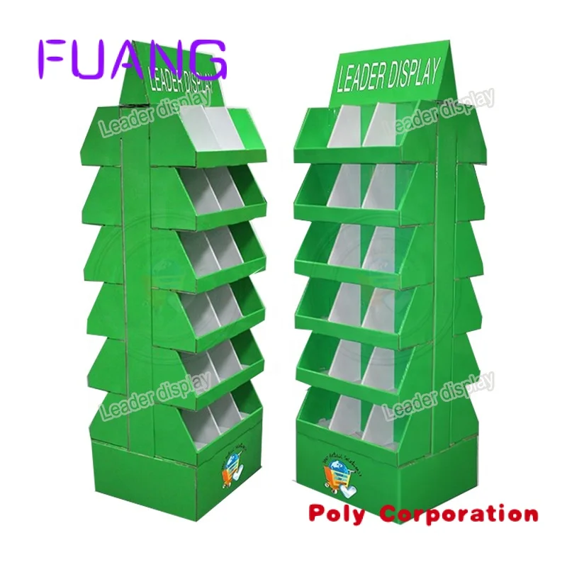 Custom  Shenzhen Retail Stackable Free Standing Grocery Store T-shirt Template Christmas tree Floor Corrugated Cardboard Display custom shenzhen retail stackable free standing grocery store t shirt template christmas tree floor corrugated cardboard display