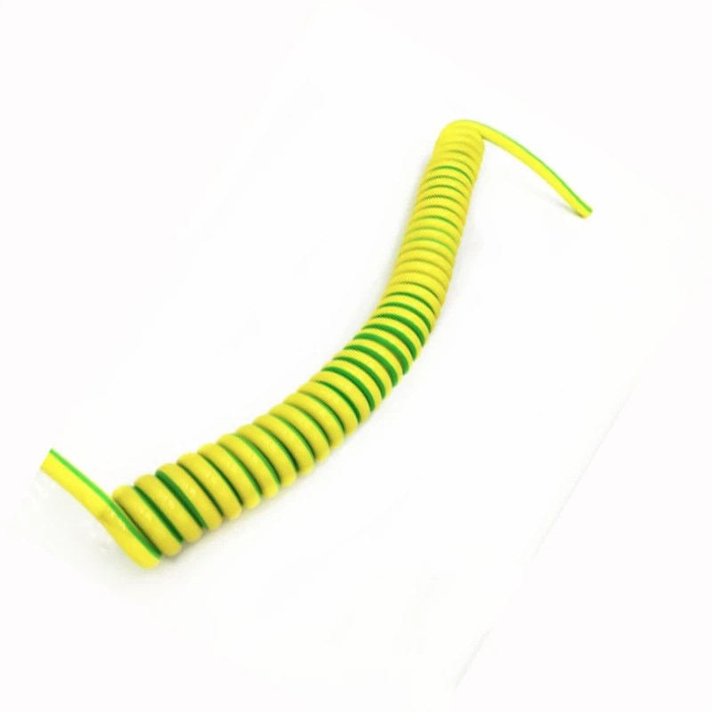 fio de cobre fio telescopico shrinkable amarelo verde 04