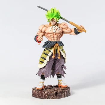 Dragon Ball Z Samurai Super Saiyan Rose Son Goku Gohan Broly Vegeta PVC Figure Toy