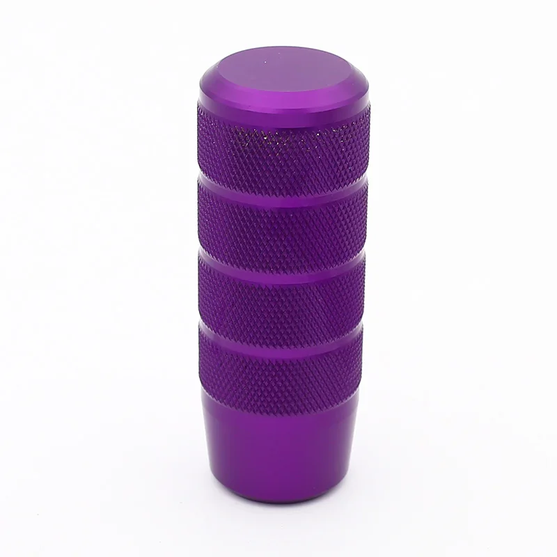 Aluminum Universal 95MM Non-Slip Gear Shift Knob Manual Transmission knurled Shifter Lever gear shifter