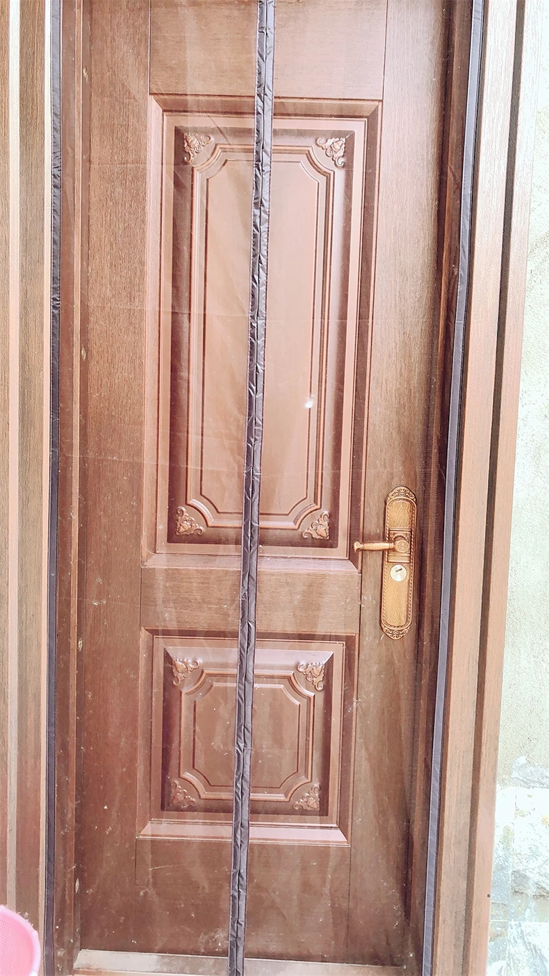 Description Picture 6 of itemEROCACA Brown Magnetic mosquito net door curtain mosquito door screen automatically turn off the invisible mesh mosquito nets