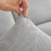 4PCS/6PCS/8PCS Splashproof Jacquard Sofa recliner Cover Leaves Pattern Couch Cover high elasticity four-season versatility 4